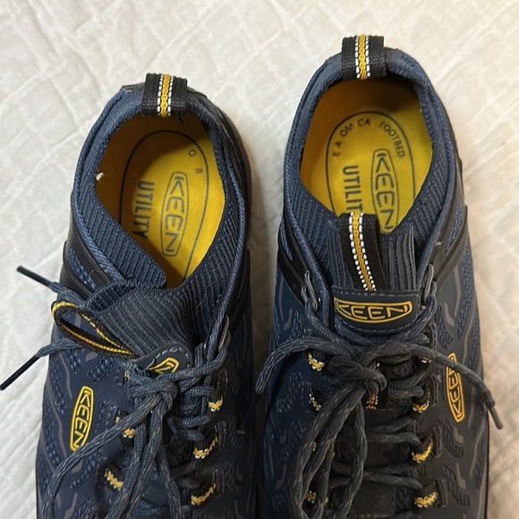 New KEEN Flint II Sport Utility Shoe Navy/Steel Grey Size 10 - Picture 7 of 13